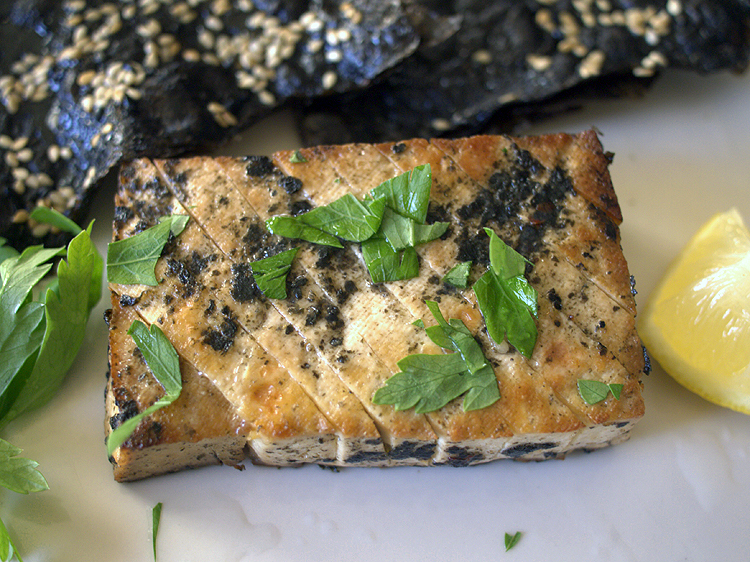 Pavés de tofu (ou filets de poisson véganes)